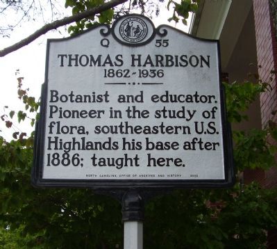 Thomas Harbison Marker. Click for full size. Thomas Harbison Marker image. Click for full size.