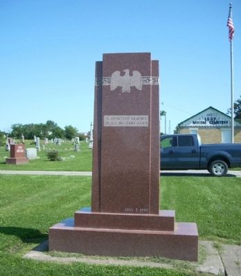 Bethany Veterans' Memorial Marker. Click for full size. Bethany Veterans' Memorial Marker image. Click for full size.