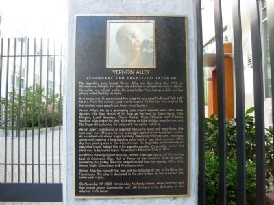 Vernon Alley Marker. Click for full size. Vernon Alley Marker image. Click for full size.