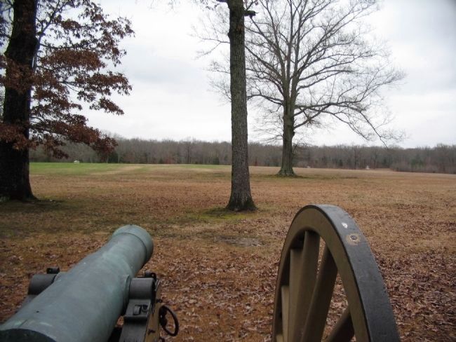 Gunner's View of the Federal Positions on the Sunken Road image. Click for full size.
