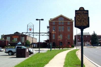 Pennsylvania Railroad Shops Marker image. Click for full size.