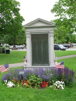 New Milford Civil War Memorial image. Click for full size.