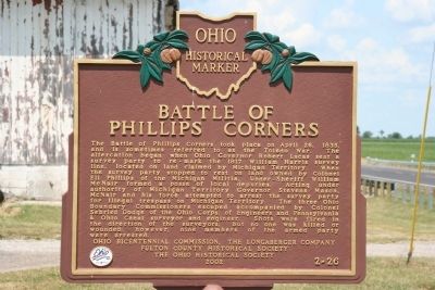 Battle of Phillips Corners Marker image. Click for full size.