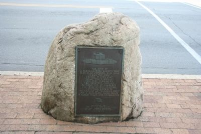 The Site of General Wayne's Fort Marker. Click for full size. The Site of General Wayne's Fort Marker image. Click for full size.