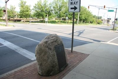 The Site of General Wayne's Fort Marker. Click for full size. The Site of General Wayne's Fort Marker image. Click for full size.