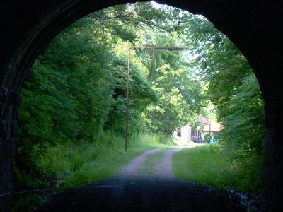 Barnesville Station Just Beyond the Tunnel image. Click for full size.