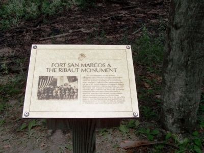 Fort San Marcos & The Ribaut Monument Marker image. Click for full size.