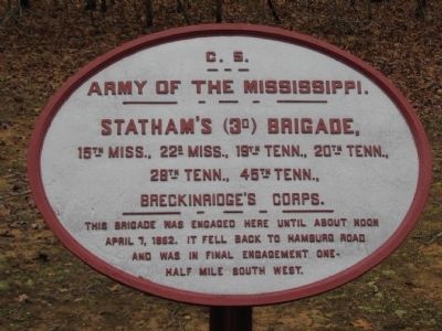 Statham's Brigade Tablet image. Click for full size.