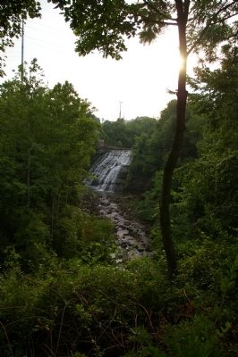 Mill Creek Falls at sunrise image. Click for full size.