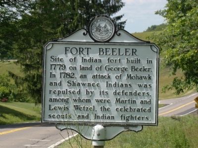Fort Beeler Marker image. Click for full size.