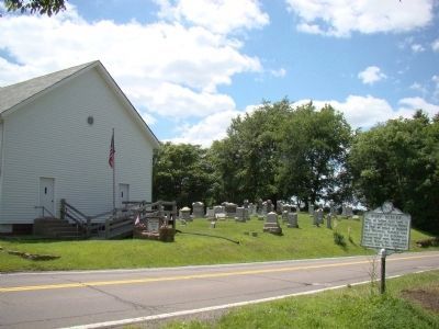 Marker and Beeler Station Christian Church image. Click for full size.