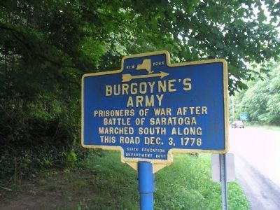 Burgoynes Army Marker image. Click for full size.
