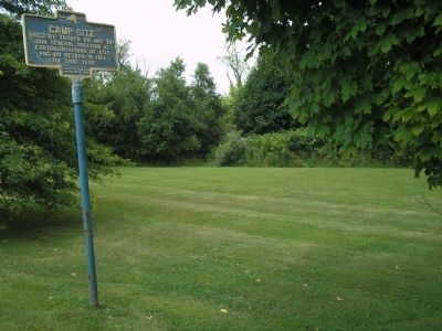 Marker on Forester Avenue. Click for full size. Marker on Forester Avenue image. Click for full size.