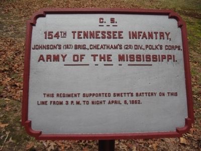 154th Tennessee Infantry Tablet image. Click for full size.