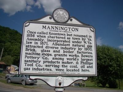 Mannington face of Marker image. Click for full size.