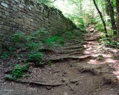 Poinsett Bridge Wall and Path image. Click for full size.