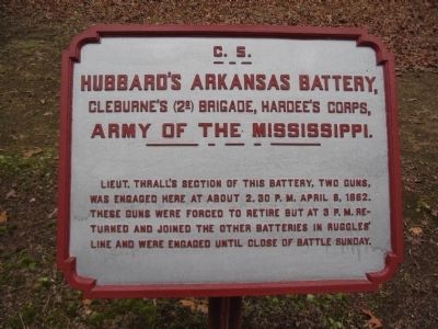 Hubbard's Arkansas Battery Tablet image. Click for full size.
