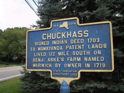 Chuckhass Marker. Click for full size. Chuckhass Marker image. Click for full size.