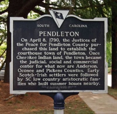 Pendleton Marker image. Click for full size.