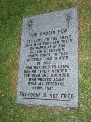The Chosin Few Marker image. Click for full size.