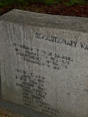 Revolutionary War Soldier Memorial (1775-1783) Marker. Click for full size. Revolutionary War Soldier Memorial (1775-1783) Marker image. Click for full size.