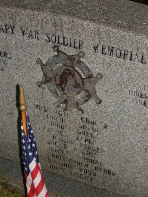 Revolutionary War Soldier Memorial (1775-1783) Marker. Click for full size. Revolutionary War Soldier Memorial (1775-1783) Marker image. Click for full size.