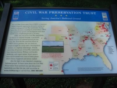 Civil War Preservation Trust<br>Saving America's Hallowed Ground image. Click for full size.