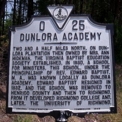 Dunlora Academy Marker. Click for full size. Dunlora Academy Marker image. Click for full size.