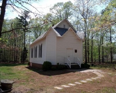 Manakin Huguenot Chapel circa 1895.. Click for full size. Manakin Huguenot Chapel circa 1895. image. Click for full size.