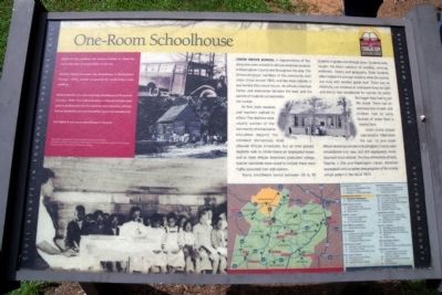 One-Room Schoolhouse CRIEHT Marker. Click for full size. One-Room Schoolhouse CRIEHT Marker image. Click for full size.