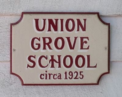 Union Grove School circa 1925.. Click for full size. Union Grove School circa 1925. image. Click for full size.