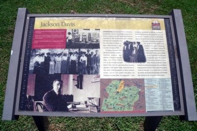 Jackson Davis CRIEHT Marker. Click for full size. Jackson Davis CRIEHT Marker image. Click for full size.