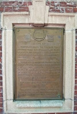 Purchase of Governors Island Monument. Click for full size. Purchase of Governors Island Monument image. Click for full size.