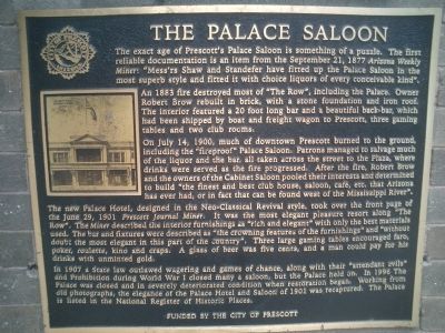 The Palace Saloon Marker image. Click for full size.