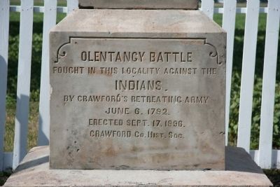 Olentangy Battle Marker. Click for full size. Olentangy Battle Marker image. Click for full size.