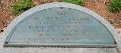 Dr. John Todd Anderson Marker image. Click for full size.