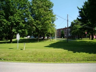 Looking North. Hopemont State Hospital is in the background. image. Click for full size.