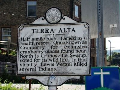 Terra Alta Marker. Click for full size. Terra Alta Marker image. Click for full size.