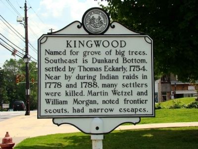 Kingwood Marker. Click for full size. Kingwood Marker image. Click for full size.