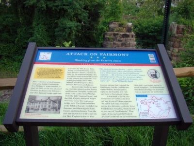 Attack on Fairmont Marker. Click for full size. Attack on Fairmont Marker image. Click for full size.
