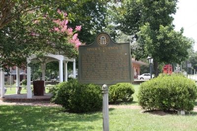 Spier's Turnout Marker as seen along US 221 image. Click for full size.