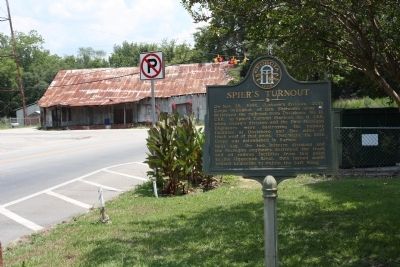 Spier's Turnout Marker, near intersection with US 319. Click for full size. Spier's Turnout Marker, near intersection with US 319 image. Click for full size.