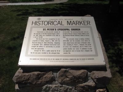 St. Peter’s Episcopal Church Marker image. Click for full size.