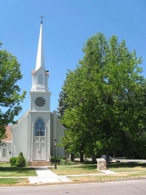 St. Peter�s Episcopal Church and Marker image. Click for full size.
