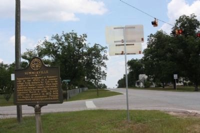Summerville Marker looking northward along GA 56. Click for full size. Summerville Marker looking northward along GA 56 image. Click for full size.