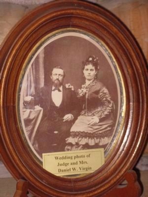Wedding Photo of Judge and Mrs. Daniel W. Virgin image. Click for full size.
