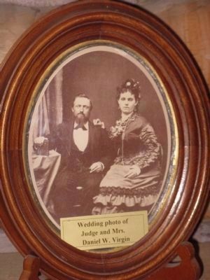Wedding Photo of Judge and Mrs. Daniel W. Virgin. Click for full size. Wedding Photo of Judge and Mrs. Daniel W. Virgin image. Click for full size.