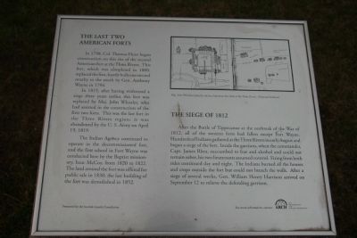 The Last Two American Forts/The Siege of 1812 Marker image. Click for full size.