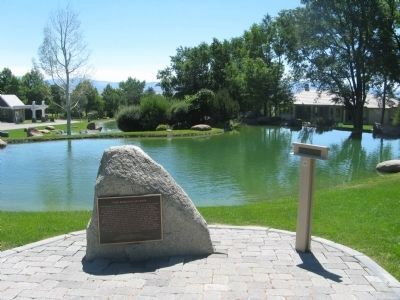 Old Mormon Station Marker. Click for full size. Old Mormon Station Marker image. Click for full size.