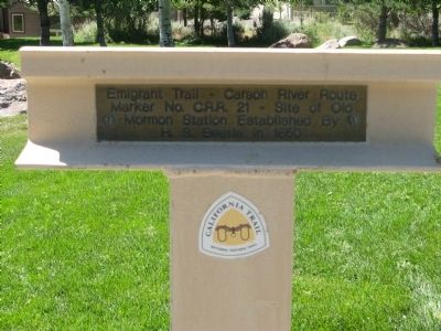 “California Trail” – National Historic Trail Marker. Click for full size. “California Trail” – National Historic Trail Marker image. Click for full size.